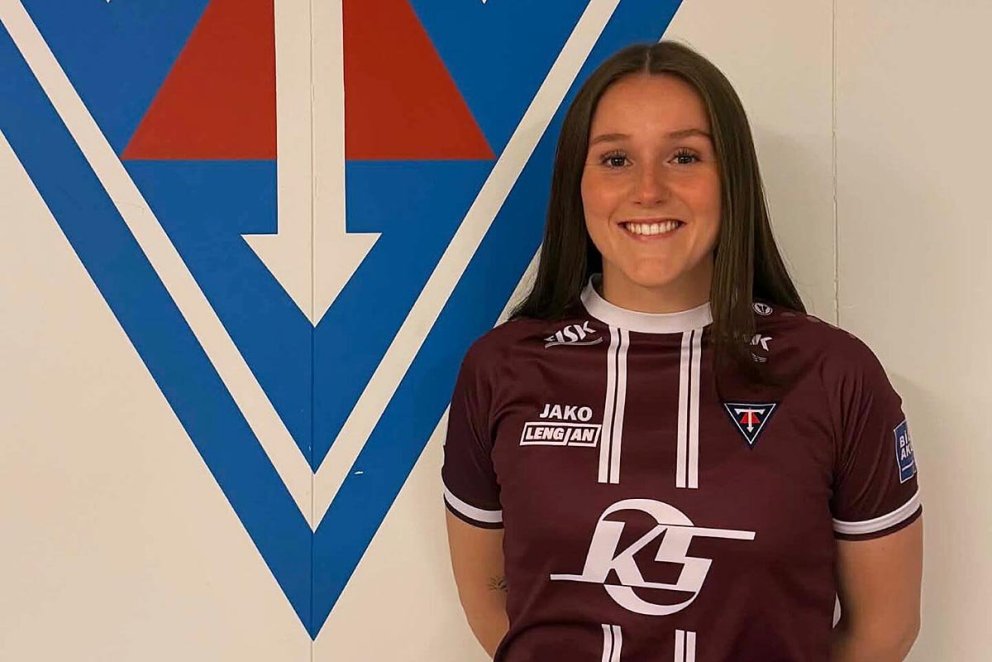 Krista Sól kominn í þann rústrauða á ný. MYND AF FB