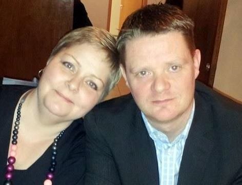 Matgæðingarnir Kristín Jóna og Valur.