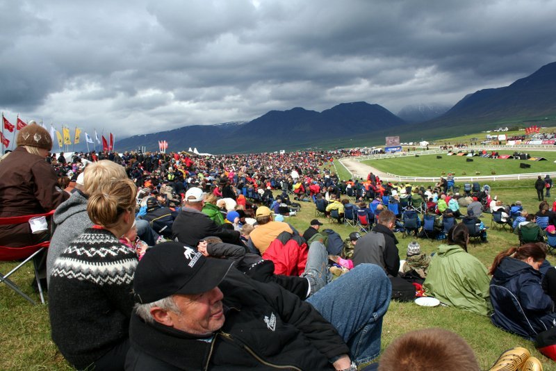 Frá Landsmóti á Vindheimamelum árið 2006. Mynd: Árni Gunnarsson.