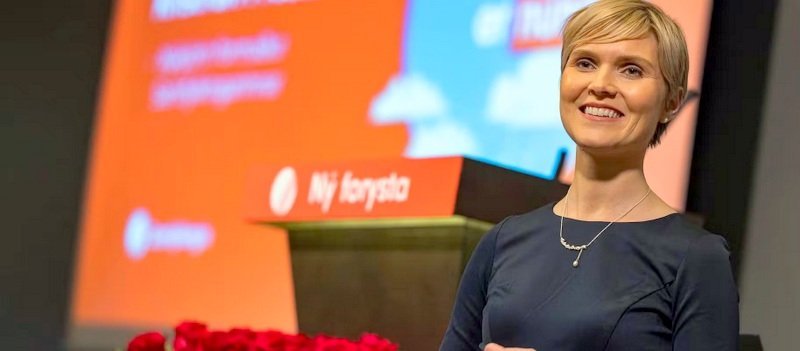 Nýkjörinn formaður Samfylkingar, Kristrún Frostadóttir. Mynd af heimasíðu Samfylkingarinnar.