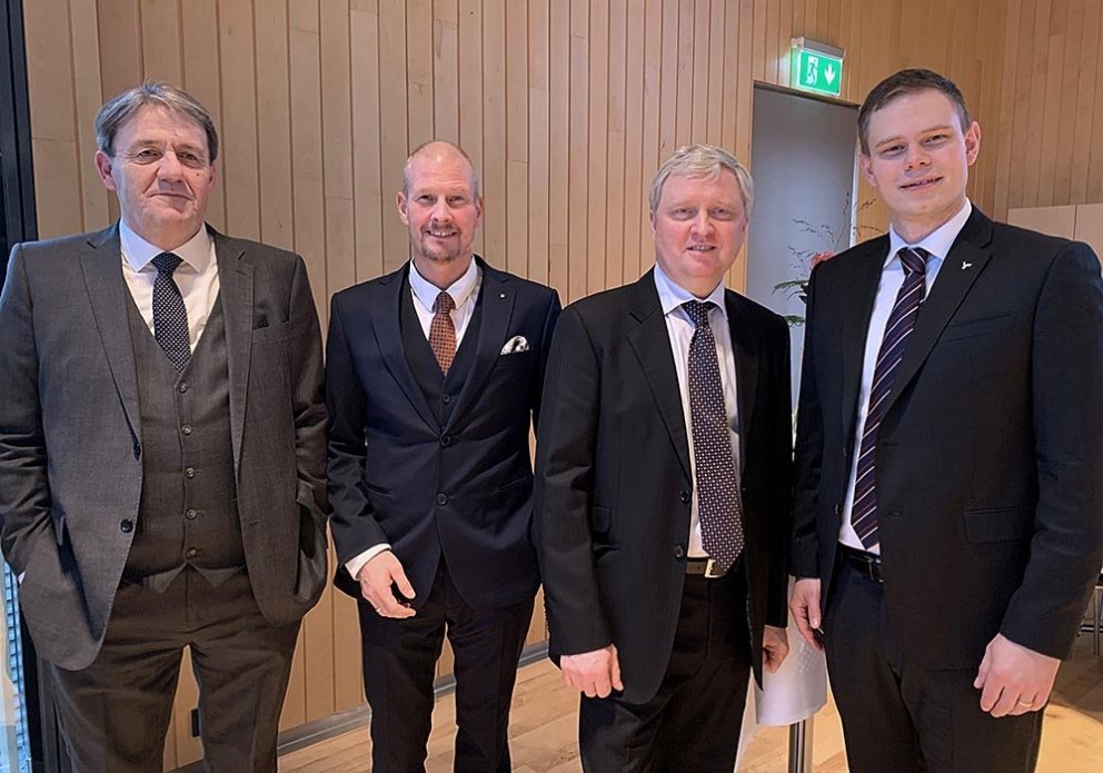 Fjórir ferskir á þingi. Frá vinstri: Óli Björn, Stefán Vagn, Bjarni og Vilhjálmur. MYND ÚR SAFNI VILLA