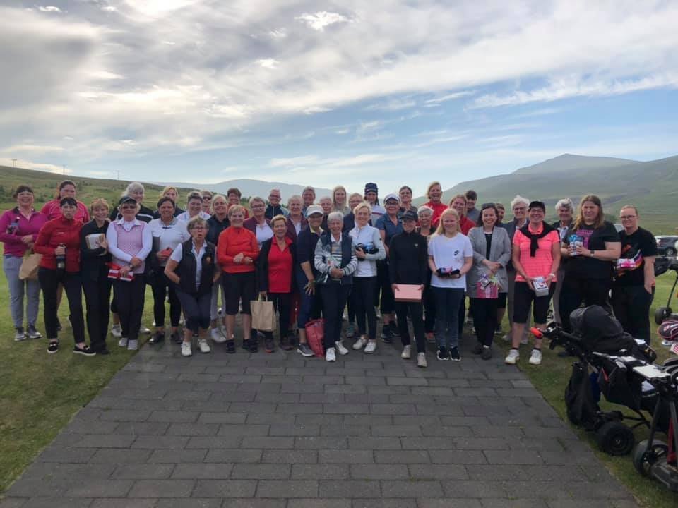 Góð þátttaka var á mótinu. Mynd: Sigríður Svavarsdóttir.