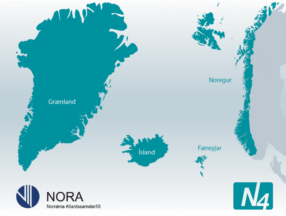 Sjónvarpsstöðin N4 á Akureyri hefur fengið styrk frá verkefnasjóði NORA, sem heyrir undir Norrænu ráðherranefndina, til að koma á fót samstarfi um gerð sjónvarpsþáttanna Á norðurslóðum - I norden. Mynd/N4