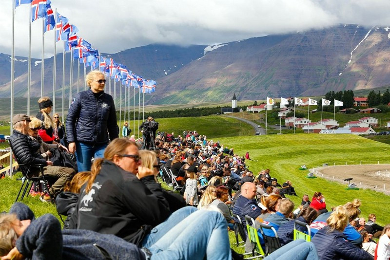 Frá Lndsmóti hestamanna á Hólum 2016. Mynd: ÓAB.