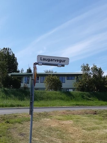 Laugarvegur í Varmahlíð. Mynd: Erna Geirsdóttir.