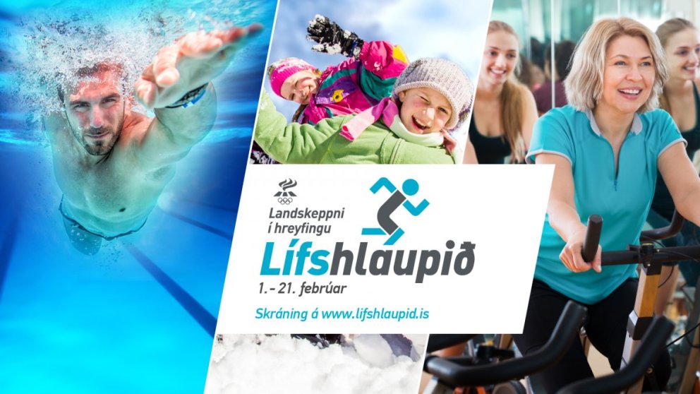 Lífshlaupið – landskeppni í hreyfingu hefst í dag