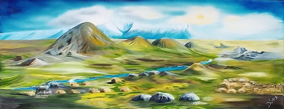 Eitt listaverkanna á sýningunni. AÐSEND MYND