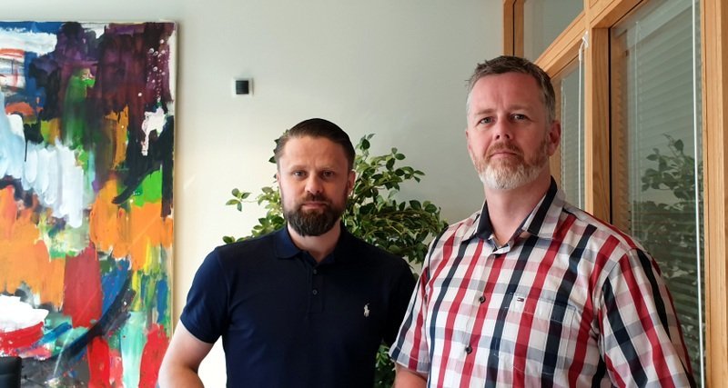 Sævar Þór Jónsson, lögmaður og eigandi LSÞ, og Sigurður Pálsson, framkvæmdarstjóri Fjölnets.