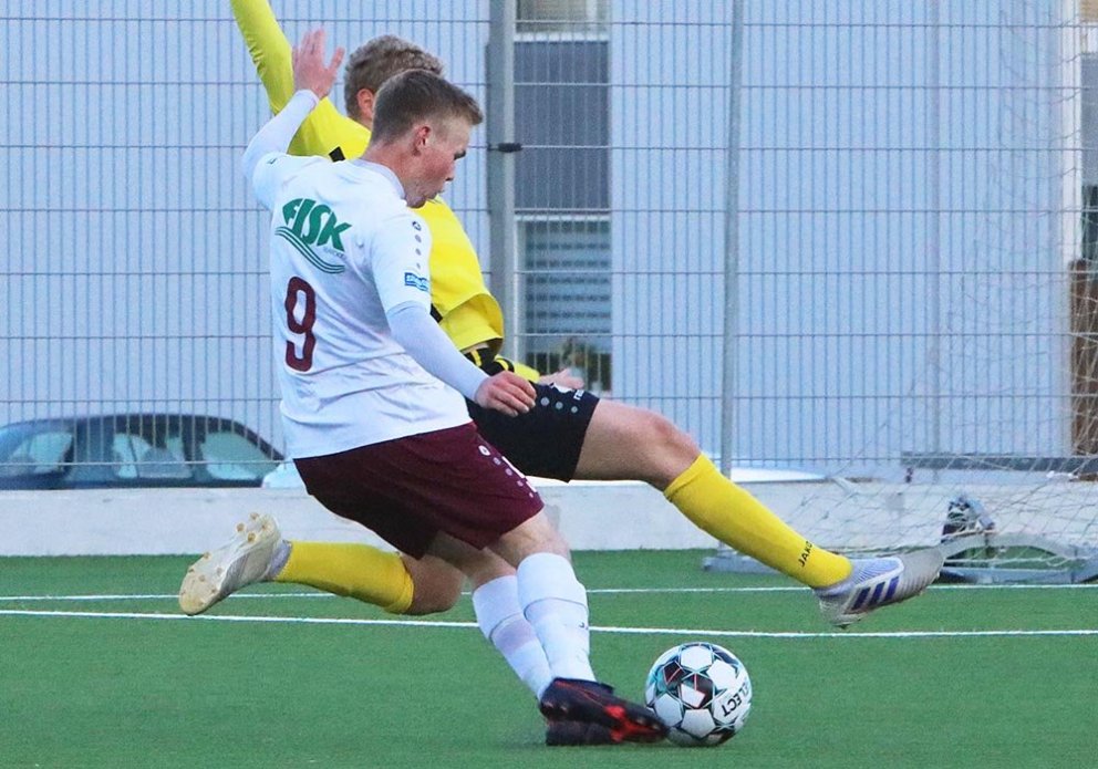 Þrátt fyrir dapurt gengi Tindastóls að undanförnu er Luke Rae enn á skotskónum, hefur skorað 15 mörk í 3. deildinni og er markahæstur ásamt tveimur öðrum köppum. MYND: ÓAB