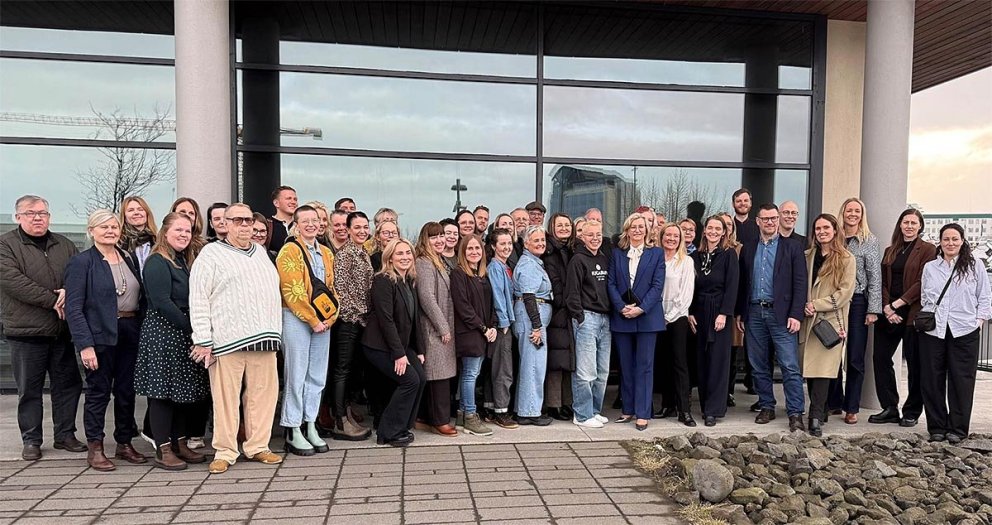 Ráðherra ásamt þeim sem hlutu styrk úr Lýðheilsusjóði 2025. MYND: STJÓRNARRÁÐIÐ.iS