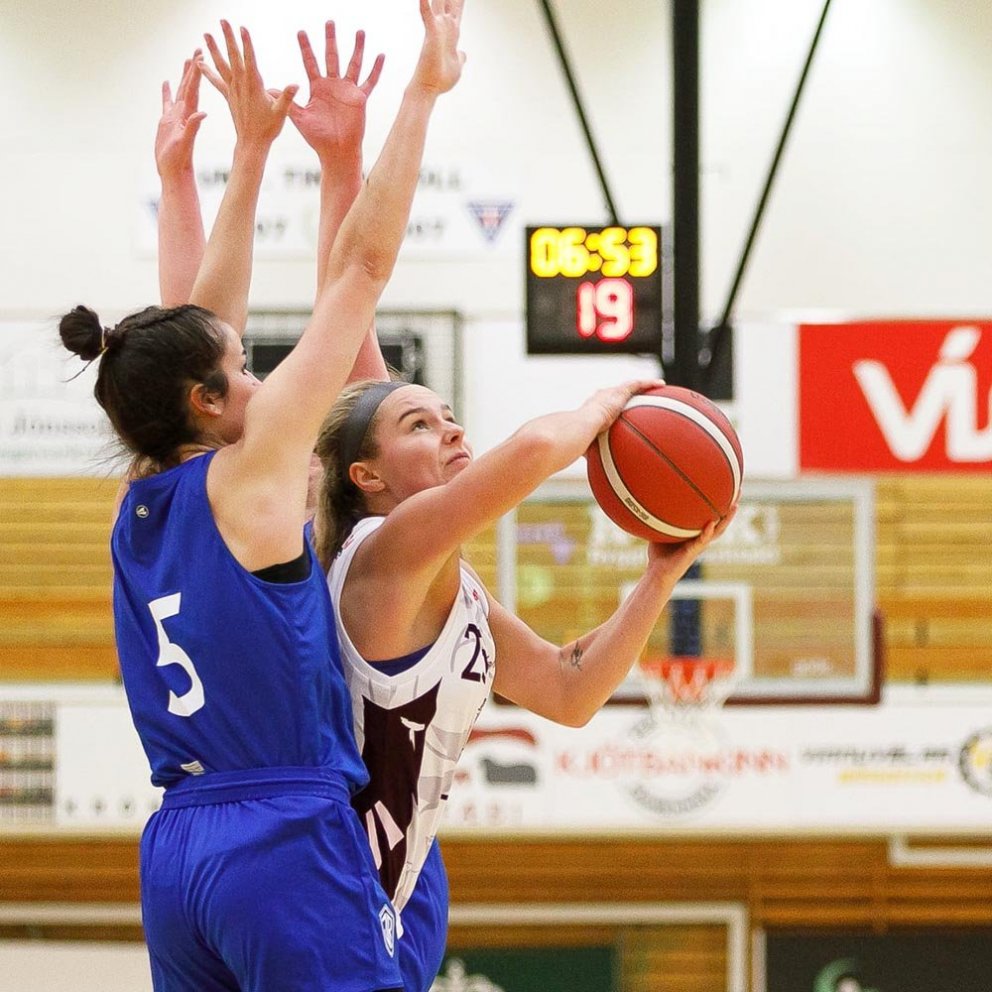 Maddie Sutton í baráttunni gegn ÍR fyrr í vetur. MYND: DAVÍÐ MÁR