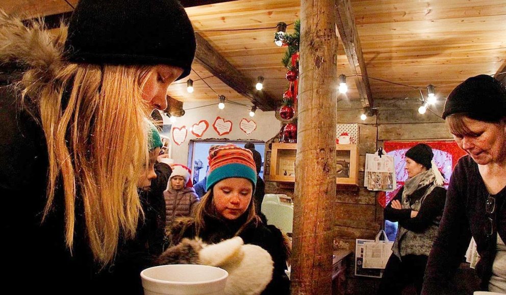 Jólastemning í Maddömukoti. MYND: ÓAB