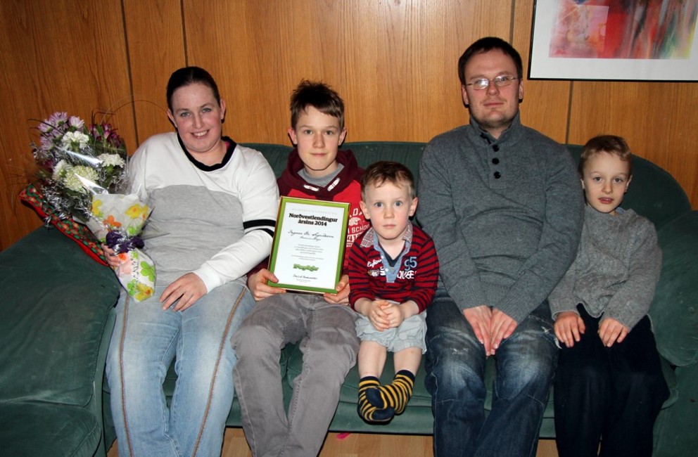 Ingvar Óli Sigurðsson maður ársins 2014 á Norðurlandi vestra