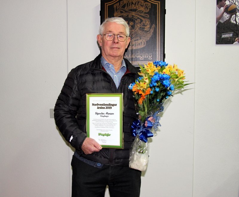 Sigurður Hansen var Maður ársins 2019 á Norðurlandi vestra. Mynd:PF