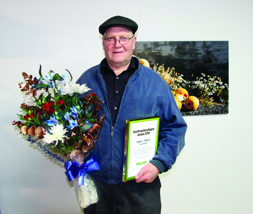 Ingimar Pálsson á Sauðárkróki er Maður ársins á Norðurlandi vestra árið 2016. Mynd: KSE