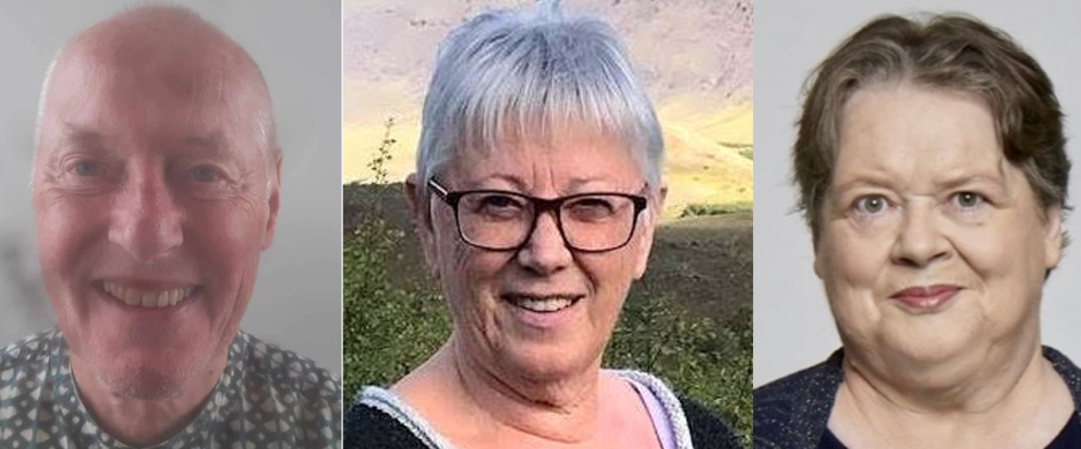 Sölvi Sveinsson, Sveinbjörg Sveinsdóttir og Nanna Rögnvaldardóttir.