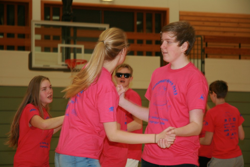 Dansmaraþon 10. bekkjar í fullum gangi