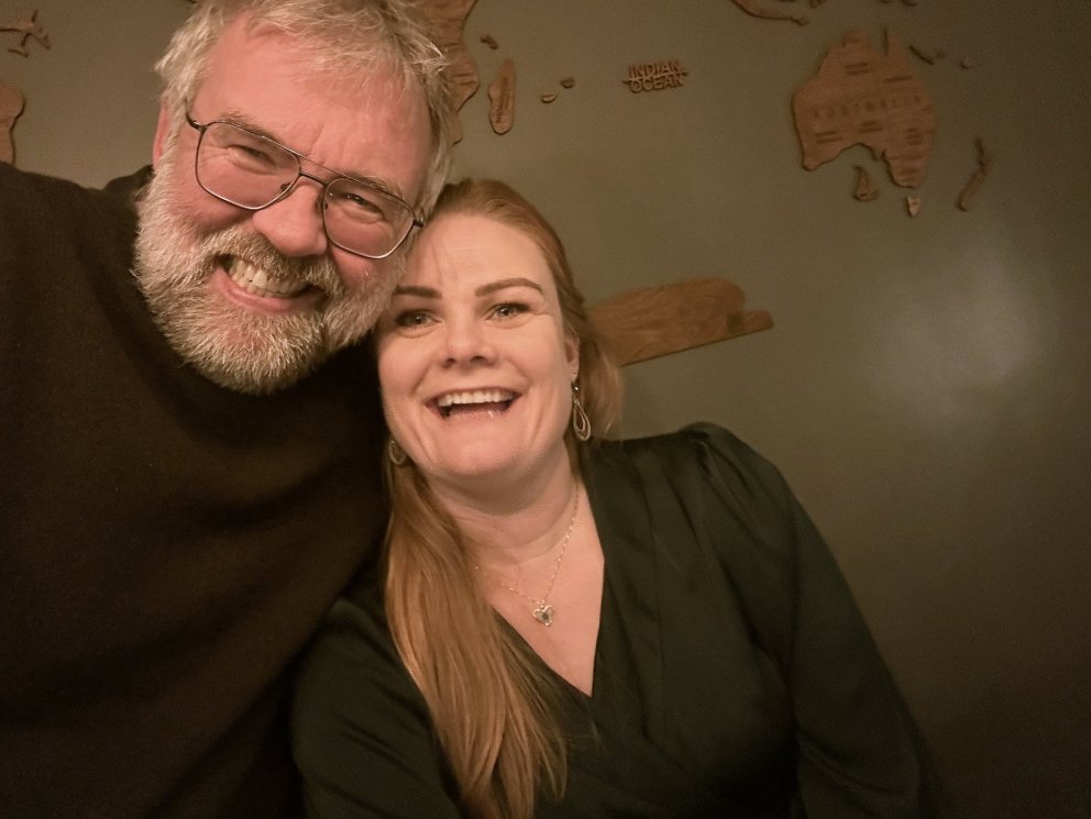 Eiríkur Þór og Sandra kampakát! AÐSEND MYND