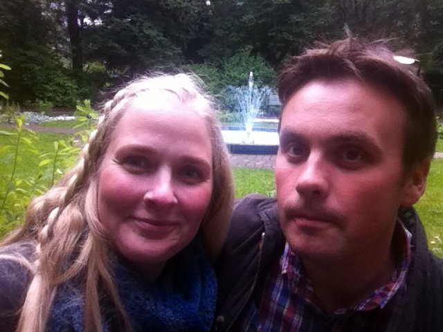 Matgæðingarnir María og Pálmi. Mynd úr einkasafni.