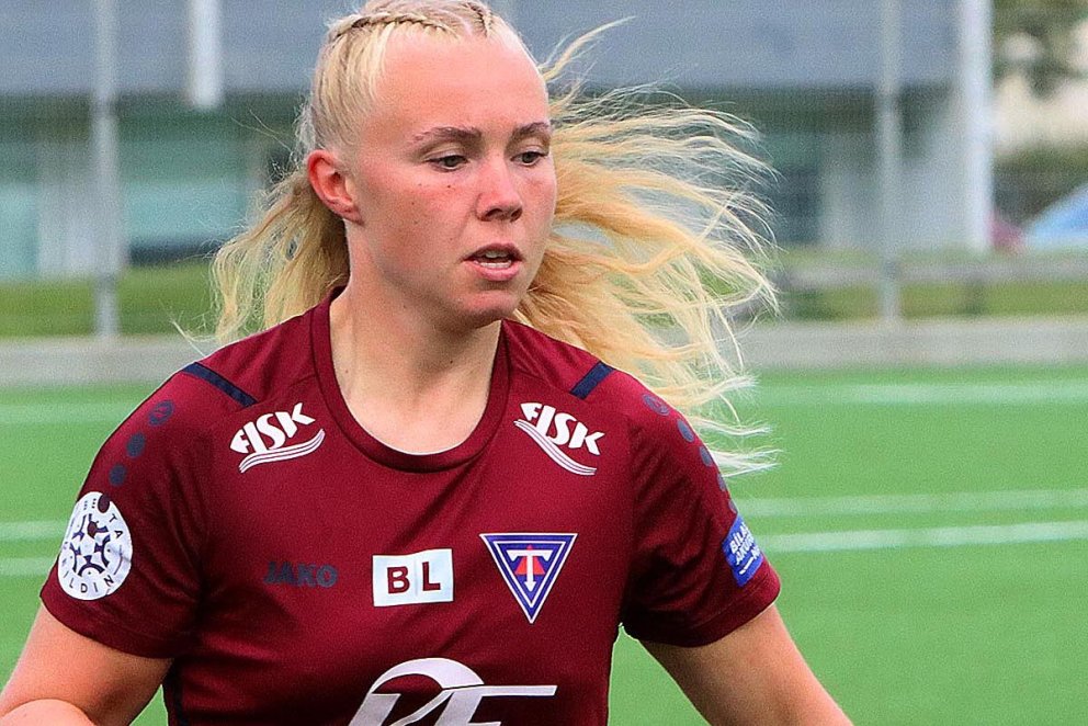 María Dögg gerði mark Tindastóls. MYND: ÓAB