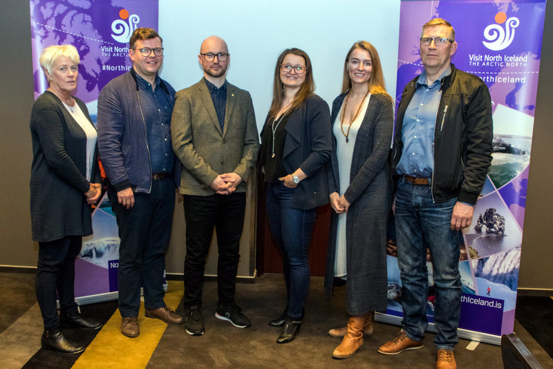 Stjórn og varastjórn Markaðsstofu, frá vinstri: Þórdís Bjarnadóttir, Baldvin Esra Einarsson, Arngrímur Arnarson, Unnur Valborg Hilmarsdóttir, Edda Hrund Guðmundsdóttir og Viggó Jónsson. Á myndina vantar Tómas Árdal.
