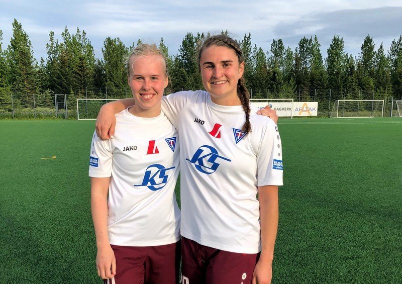 Markaskorarar dagsins, Aldís María Jóhannsdóttir og Murielle Tiernan. Mynd: Snæbjört Pálsdóttir.
