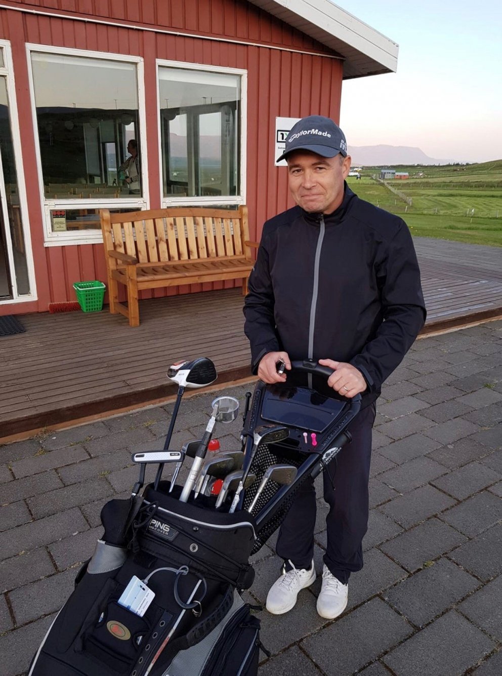 Marteinn Jónsson stóð uppi sem sigurvegari á mótinu. MYND: KBH