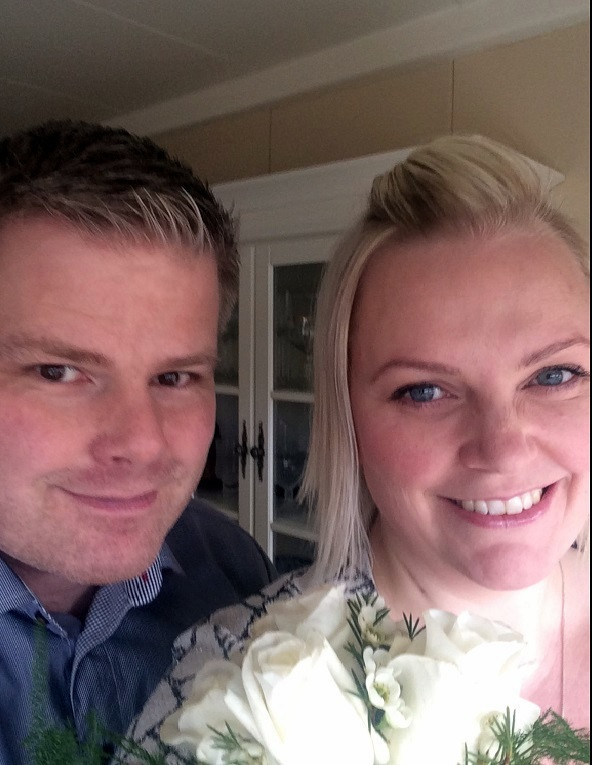 Matgæðingarnir Arnar og Guðrún.