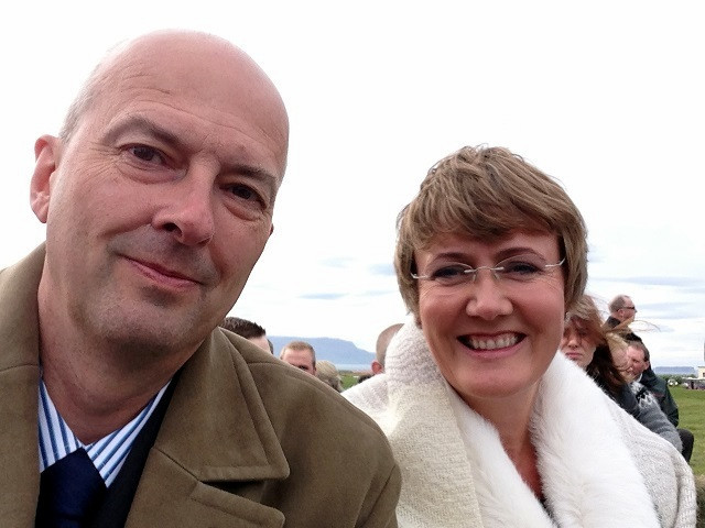 Matgæðingarnir Hjörleifur og Árdís.