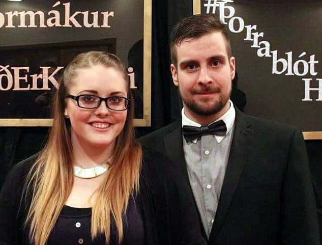 Matgæðingarnir Herdís og Ævar. Mynd úr einkasafni.