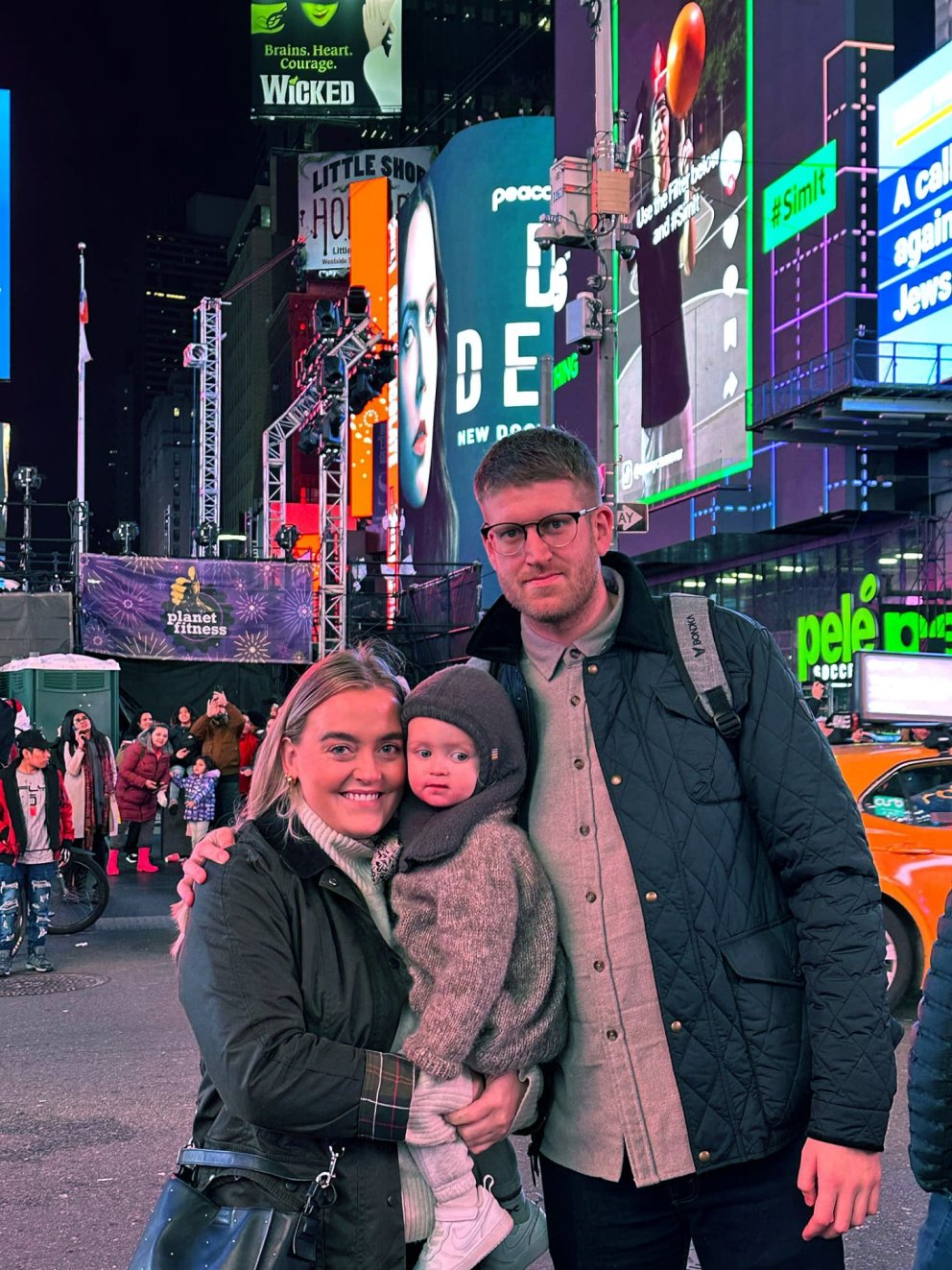 Ísabella og Jens Valgeir með Matthildi Móu. AÐSEND MYND