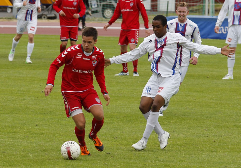 Víkingar höfðu betur einum fleiri