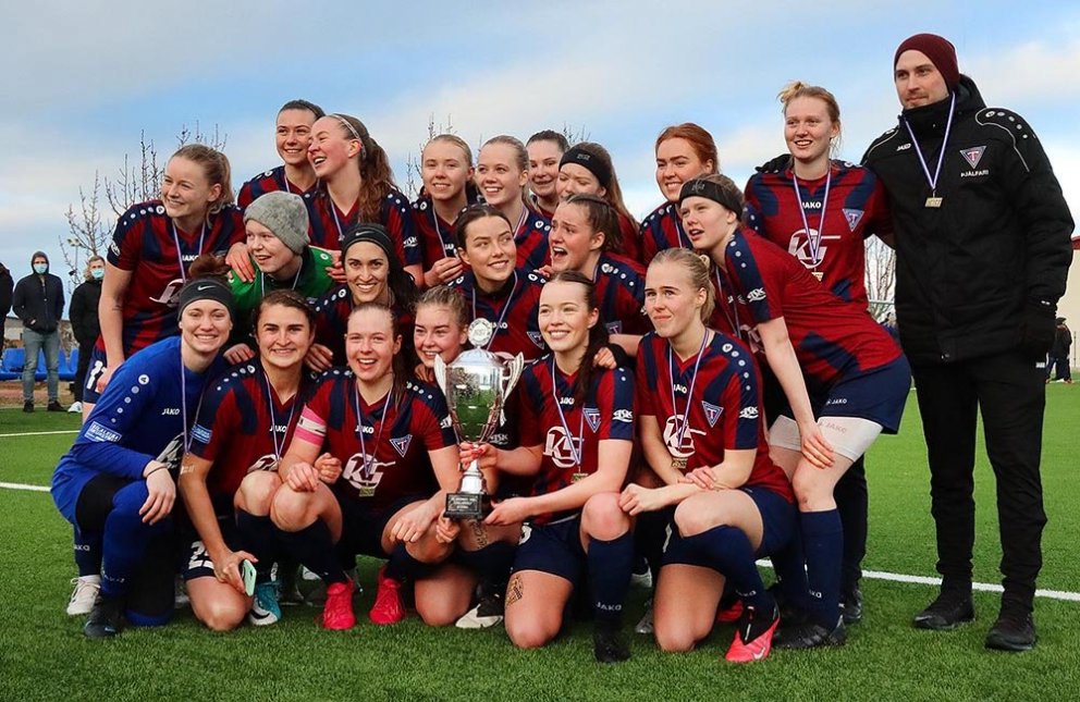 Stelpurnar spila fyrsta leikinn í Pepsi Max deildinni í kvöld. Allir á völlinn! MYND: ÓAB