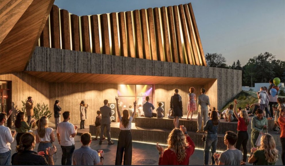 Líf og fjör við menningarhúsið... MYND AF SKAGAFJÖRÐUR.IS