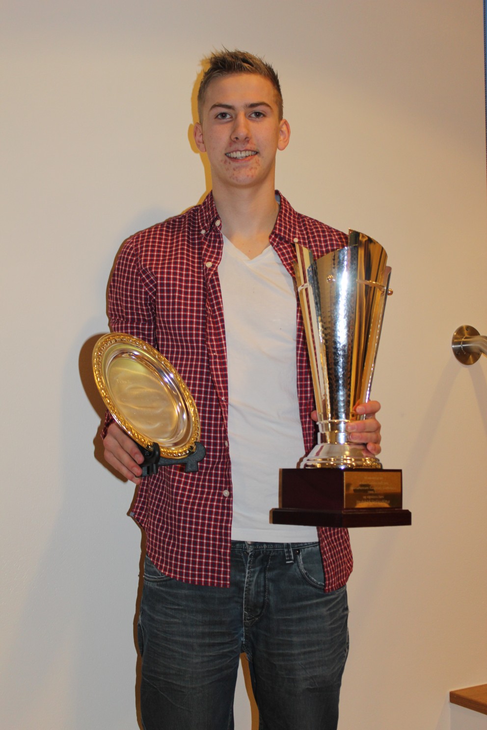 Pétur Rúnar Birgisson hlýtur afreksbikar