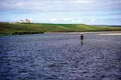 Veitt í Miðfjarðará. Mynd: angling.is