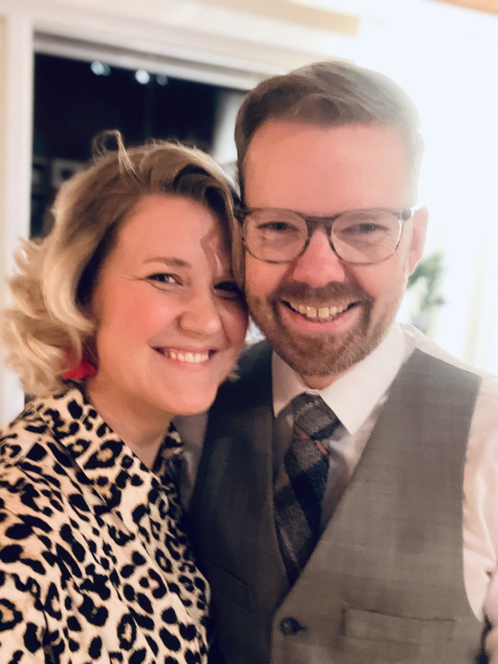 Morgan og Elvar kampakát. AÐSEND MYND