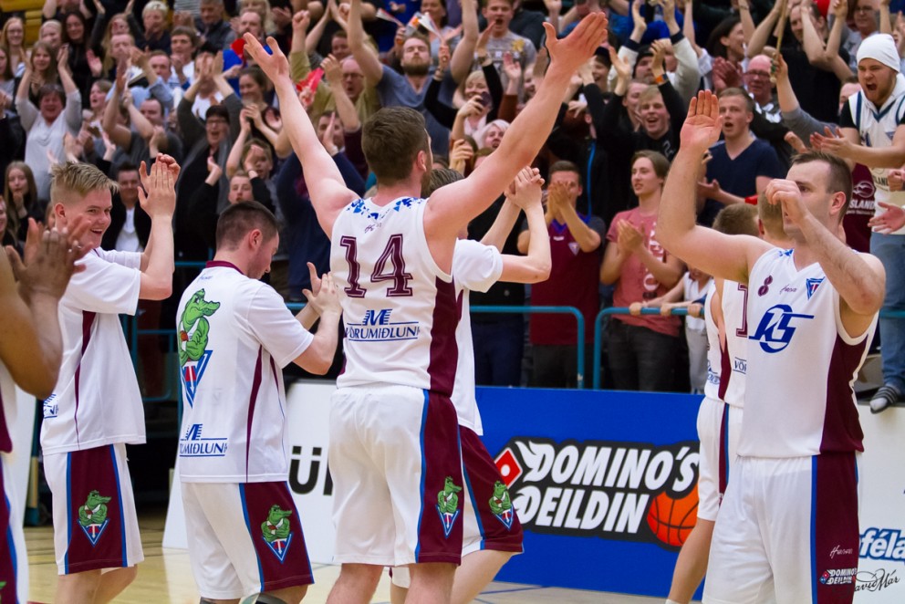 Skagfirðingar með sælubros á vör eftir leik Stóla og KR