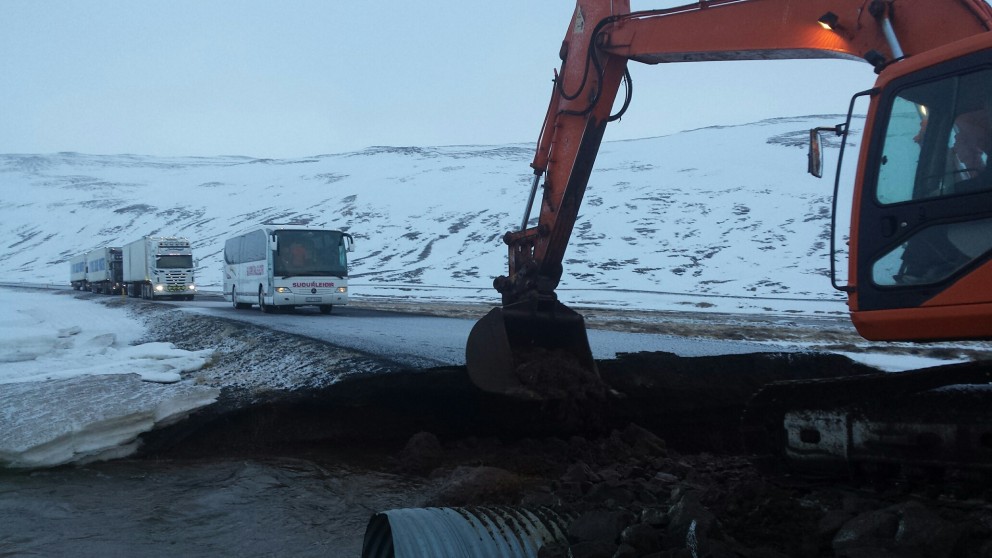 Komin í fjöldahjálparstöð á Hólmavík