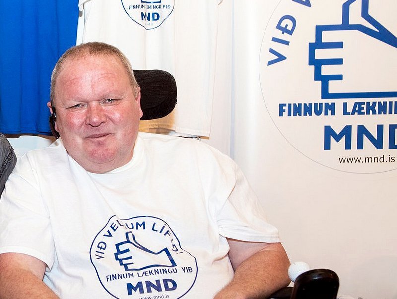 Guðjón Sigurðsson formaður MND félagsins á Íslandi