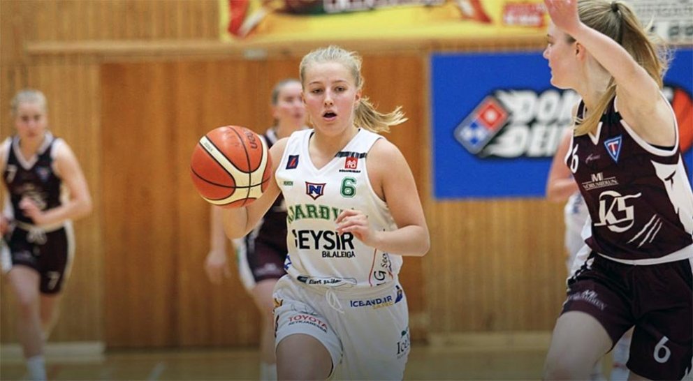 Þóranna Ósk verst í leiknum gegn Njarðvík. MYND: JÓN BJÖRN / KARFAN.IS