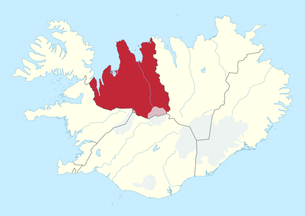 Norðurland vestra. Mynd: wikipedia