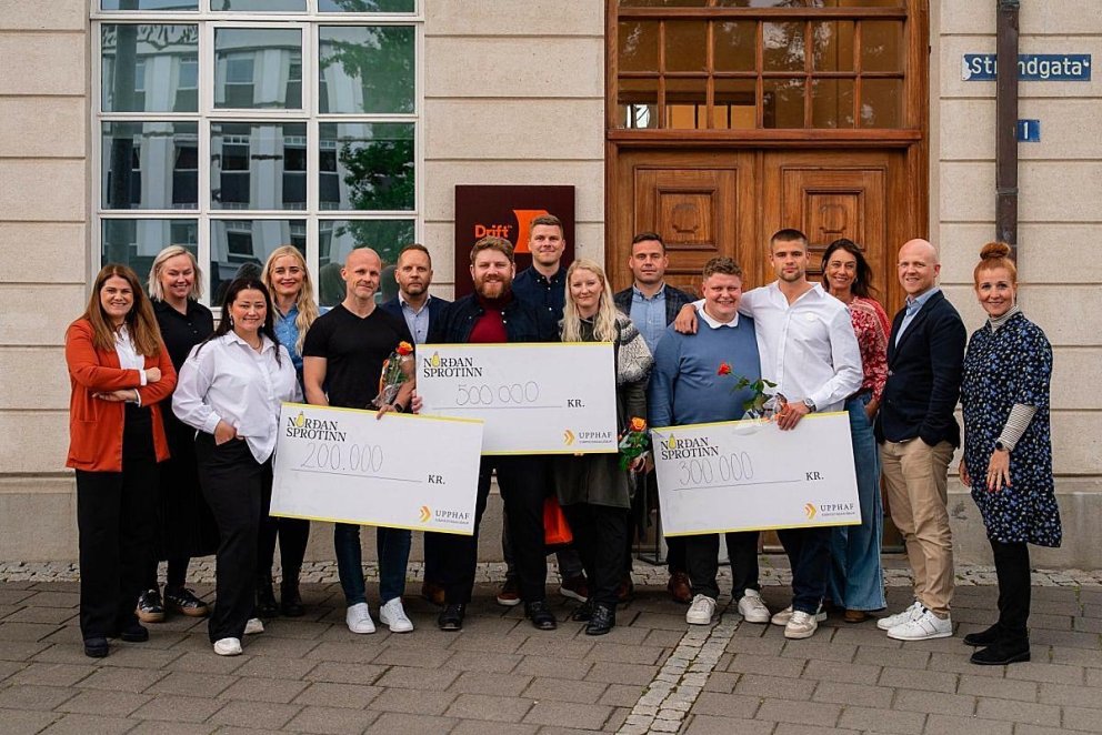 Frá verðlaunaafhendingu Norðursprotans. MYND AF SSNV.IS