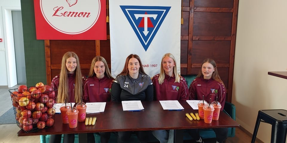 F.h. Rebekka, Anna, Ingibjörg, Hildur og Klara. Mynd: Körfuknattleiksdeild Tindastóls.