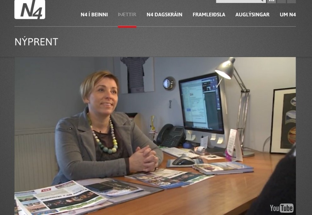 N4 heimsækir Nýprent