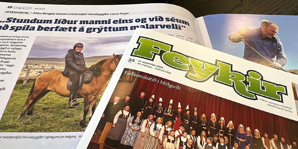 Sprúðlandi nýr Feykir kominn út