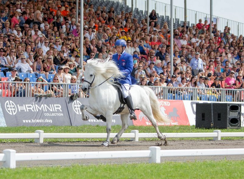 Heimsmeistararnir Jóhann Rúnar Skúlason og Finnbogi frá Minni-Reykjum. Mynd: lhhestar.is
