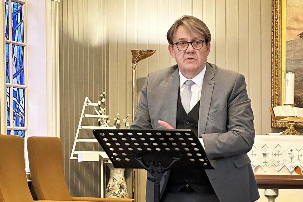 Óli Björn Kárason, ræðumaður Kirkjukvölds í Sæluviku 2024. MYND: VALGEIR KÁRA