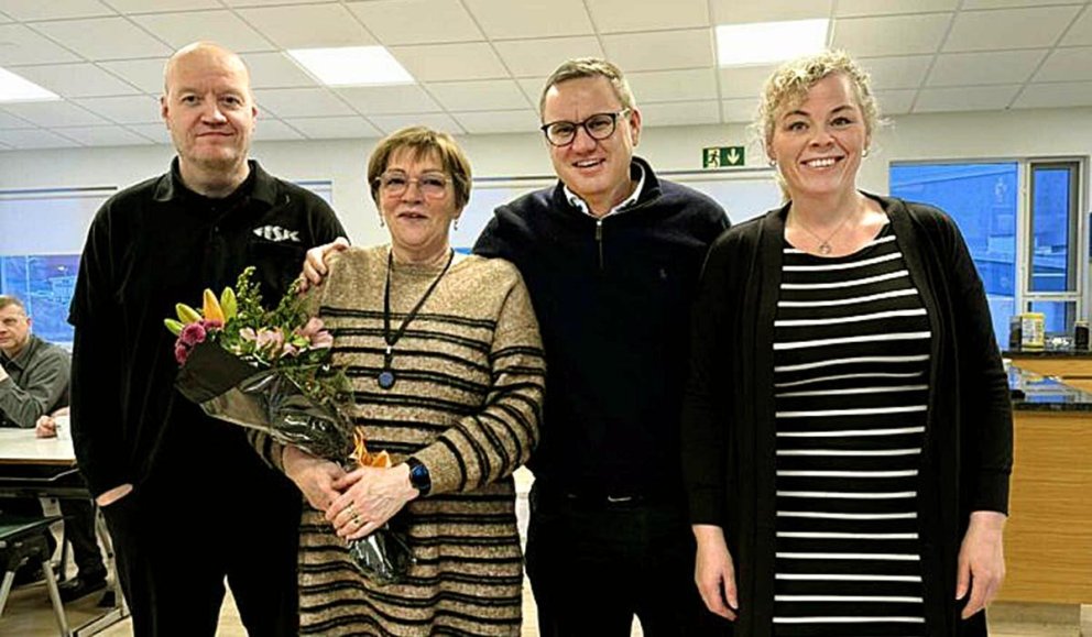 Ási, Óla, Friðbjörn og Hulda. MYND AF VEF FISK SEAFOOD