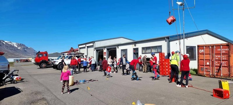 Það var líf og fjör á opnum degi Skagfirðingasveitar. Myndir af FB-síðu sveitarinnar.